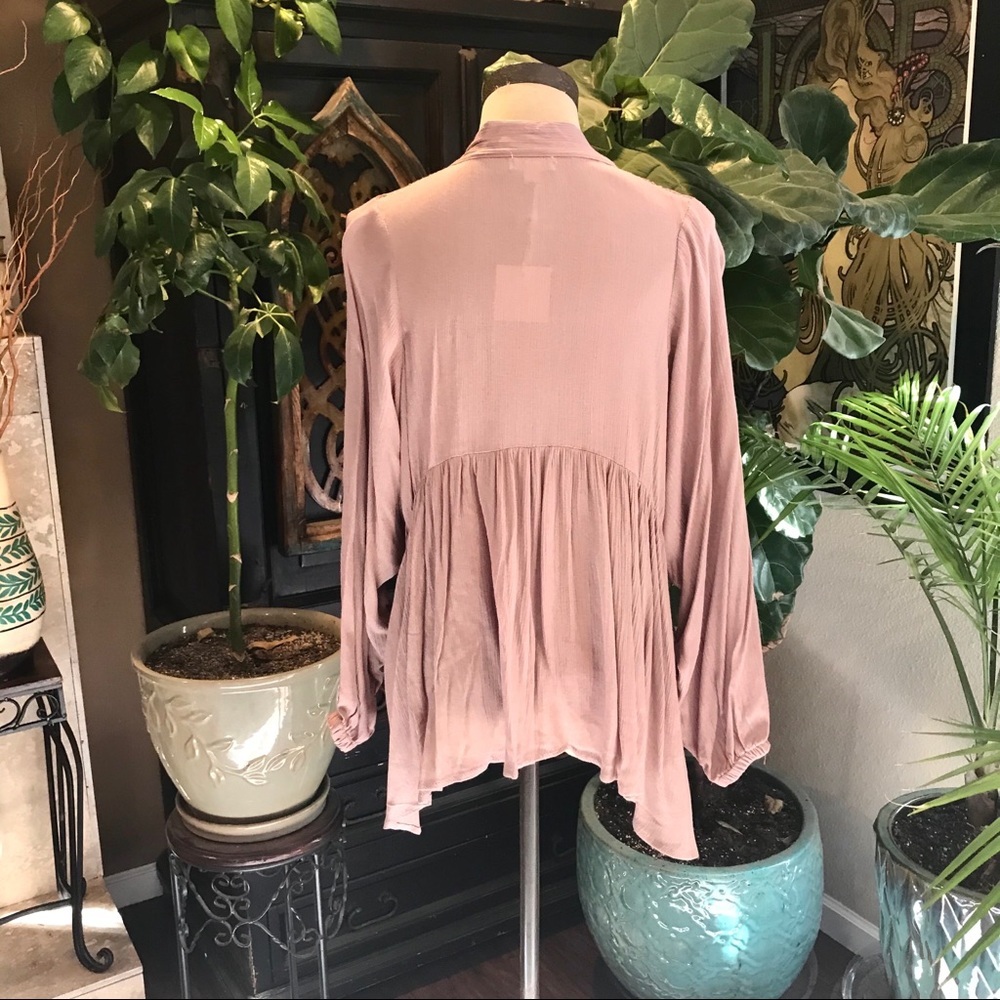 Cypress crochet lace asymmetric kimono cardigan - Picture 6 of 8